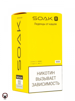 SOAK R Леденцы от кашля 5000 затяжек МРК