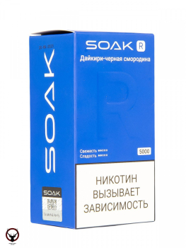 SOAK R Дайкири-чёрная смородина 5000 затяжек МРК