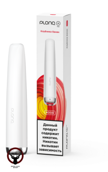 PLONQ PLUS PRO Клубника банан (4000 затяжек) 20 мг