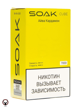 SOAK CUBE Айва Кардамон 7000 затяжек МРК