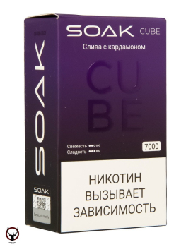 SOAK CUBE Слива с кардамоном 7000 затяжек МРК