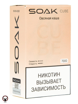 SOAK CUBE Овсяная каша 7000 затяжек МРК