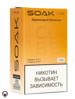 SOAK CUBE Арахисовый батончик 7000 затяжек МРК