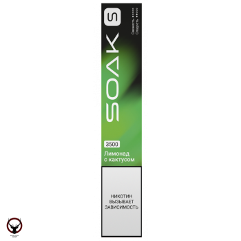 SOAK S Cactus lemonade 3500 затяжек МРК