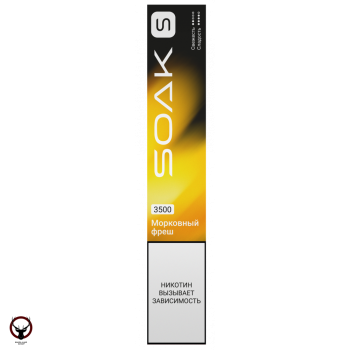 SOAK S Carrot Juice 3500 затяжек МРК