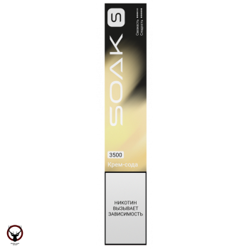 SOAK S Cream Soda 3500 затяжек МРК