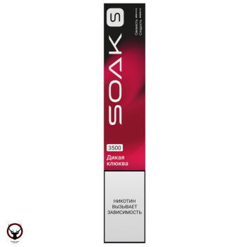 SOAK S Wild Cranberry 3500 затяжек МРК
