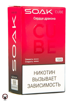 SOAK CUBE Сердце дракона 7000 затяжек МРК