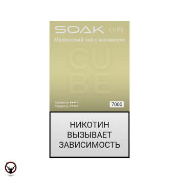 SOAK CUBE Малиновый чай с жасмином 7000 затяжек МРК