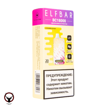 ELF BAR BC Клубника Банан (18 000 затяжек) 20 мг МРК