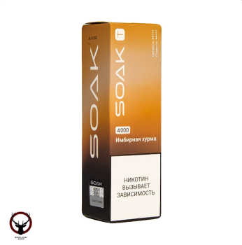 SOAK T Имбирная хурма 4000 затяжек МРК