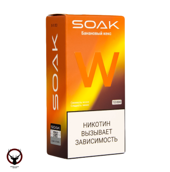 SOAK W Банановый кекс 10000 затяжек МРК