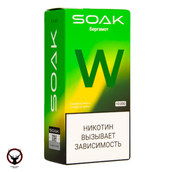 SOAK W Бергамот 10000 затяжек МРК