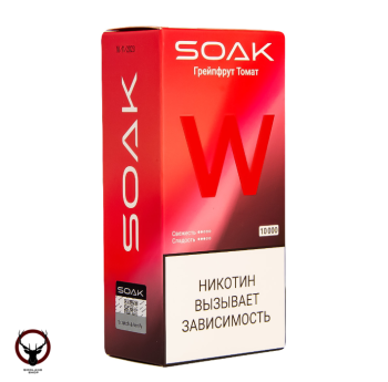 SOAK W Грейпфрут томат 10000 затяжек МРК
