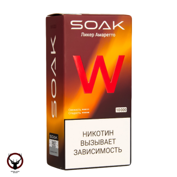 SOAK W Ликёр Амаретто 10000 затяжек МРК
