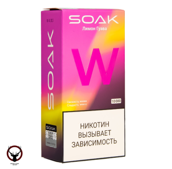 SOAK W Лмион гуава 10000 затяжек МРК