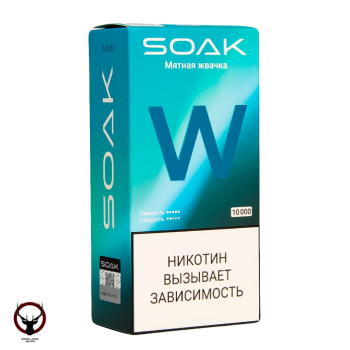 SOAK W Мятная жвачка 10000 затяжек МРК