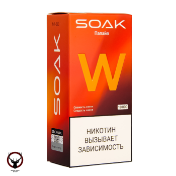 SOAK W Папайя 10000 затяжек МРК