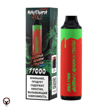 MONSTERVAPOR SPACE Нектарин яблоко и груша (11000 затяжек) МРК