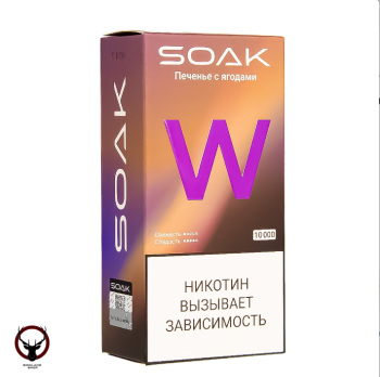 SOAK W Печенье с ягодами 10000 затяжек МРК