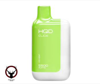 HQD CLICK Устройство + картридж Ледяная мята (5500 затяжек) МРК