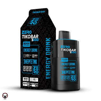 TIKOBAR ZERO Энергетик 8000 затяжек МРК