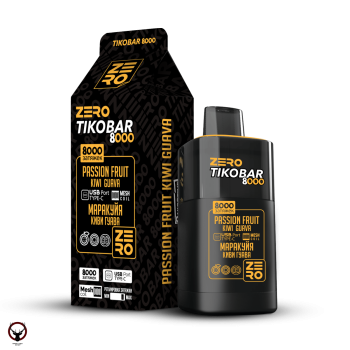 TIKOBAR ZERO Маракуйя Киви Гуава 8000 затяжек МРК