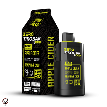 TIKOBAR ZERO Яблочный Сидр 8000 затяжек МРК