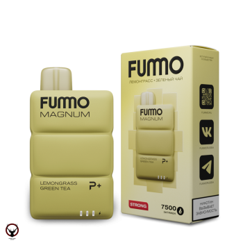 FUMMO MAGNUM Лемонграсс Зеленый чай (7500 затяжек) МРК