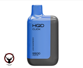 HQD CLICK Устройство + картридж Лайм Малина (5500 затяжек) МРК