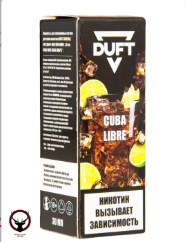 Жидкость DUFT COCKTAILS LINE Salt 20 Cuba libre 30 мл МРК