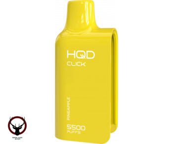 HQD CLICK Устройство + картридж Ананас (5500 затяжек) МРК
