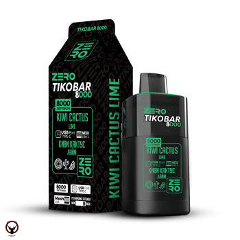 TIKOBAR ZERO Киви Кактус Лайм 8000 затяжек МРК