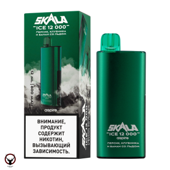 SKALA ICE Персик, клубника и банан со льдом (12000 затяжек) МРК