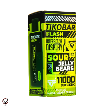 TIKOBAR FLASH Кислые Мармеладные Мишки 11000 затяжек МРК