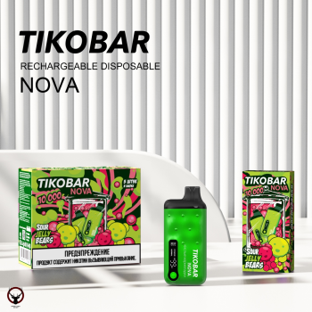 TIKOBAR NOVA Кислые мармеладки 10000 затяжек МРК