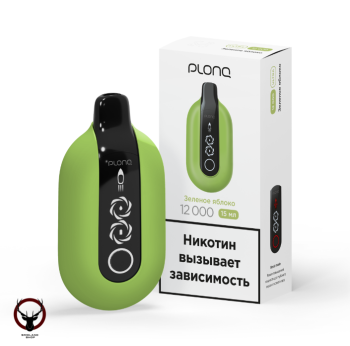 PLONQ ULTRA Зелёное яблоко (12000 затяжек) 20 мг