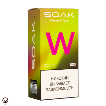 SOAK W Маракуйя гуава 10000 затяжек МРК