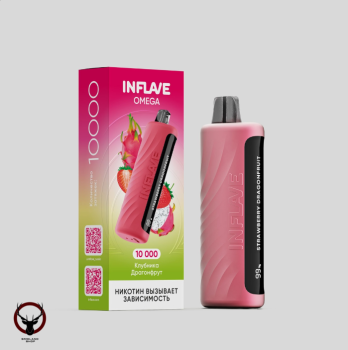 INFLAVE OMEGA Клубника драгонфрут (10000 затяжек)