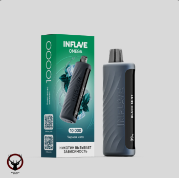 INFLAVE OMEGA Черная мята (10000 затяжек)