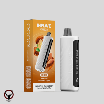 INFLAVE OMEGA Миндаль кленовый сироп (10000 затяжек) МРК