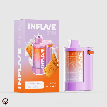 INFLAVE SPIN Сливочное печенье (8000 затяжек) МРК