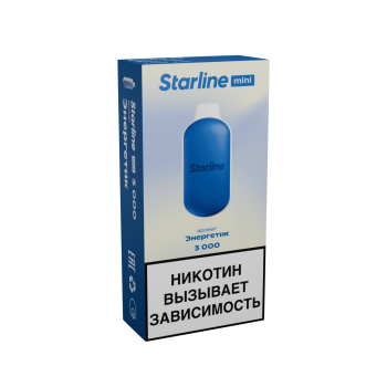 Эл. сиг. DARKSIDE STARLINE 3000 Мини Энергетик, 5мл,  2 %
