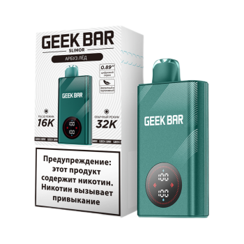 Эл. сиг. GEEK BAR SLIMOR 32000 Арбуз лёд 2 %