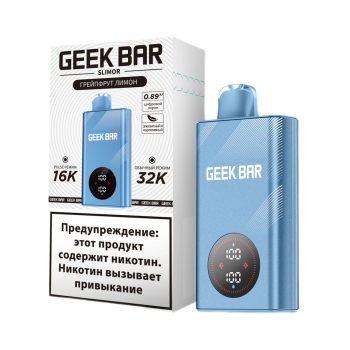 Эл. сиг. GEEK BAR SLIMOR 32000 Грейпфрут лимон 2 %