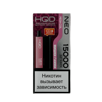 Эл. сиг. HQD NEO РФ (15000) Мишки гамми 4 мл