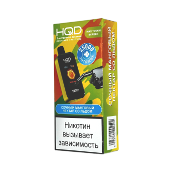 Эл. сиг. HQD NEO X РФ (25000) Сочный манговый нектар со льдом 4 мл