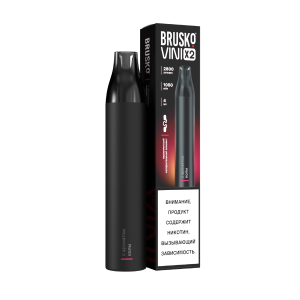 BRUSKO VINI X2 Клубника (2800 затяжек) МРК