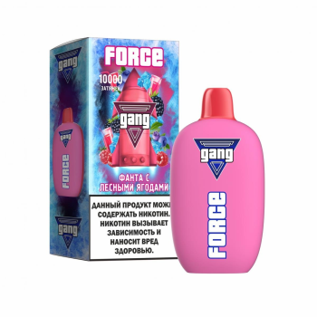 Эл. сиг. GANG FORCE РФ (10000) Фанта с лесными ягодами 1 мл.