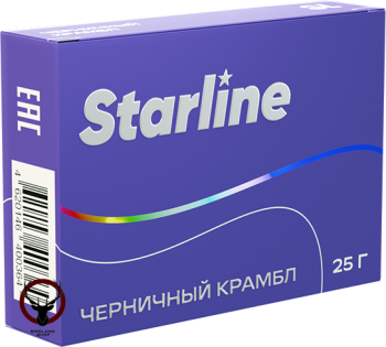 Табак Starline - Черничный крамбл 25 гр.